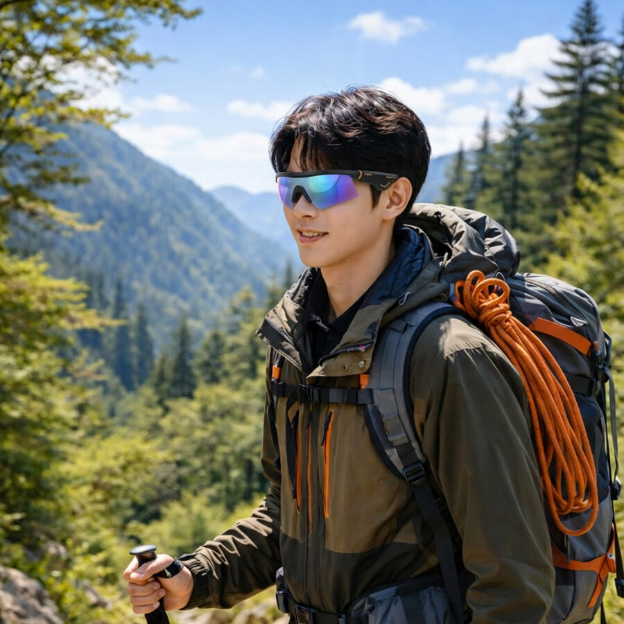 登山配戴 MUEDO E20Pro 情境